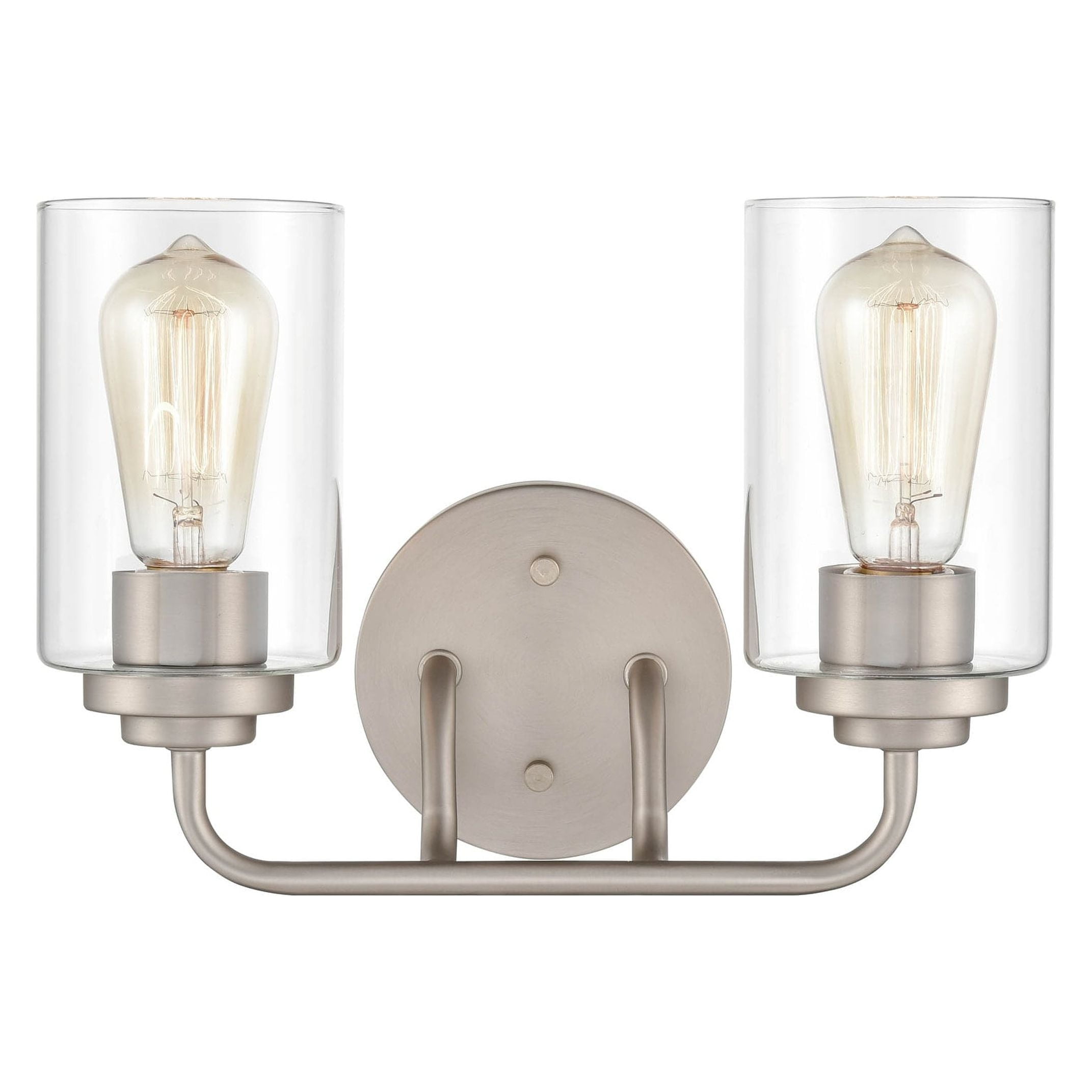 Miseno Ml65752 Mia 2 Light 12" Wide Bathroom Vanity Light - Nickel ...