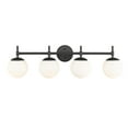 thumbnail image 1 of Millennium Lighting 929 Lighting 4 Light Bathroom Vanity Fixture with Opal Glass Shades Matte Black Black Matte 4 to 8 Inches, 1 of 5