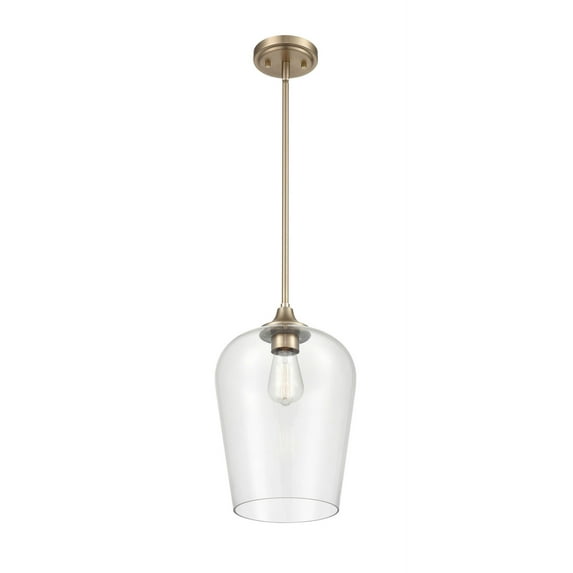 9741-MG Millennium Lighting Ashford - 1 Light Mini-Pendant-51 Inch Tall and 10 Inch Wide-Modern Gold Finish