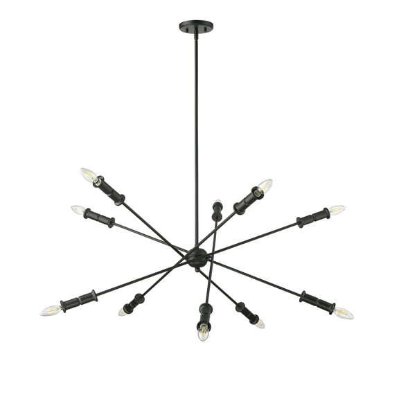 Millennium Lighting 99006 Warhol 6 Light 41" Wide Chandelier - Black