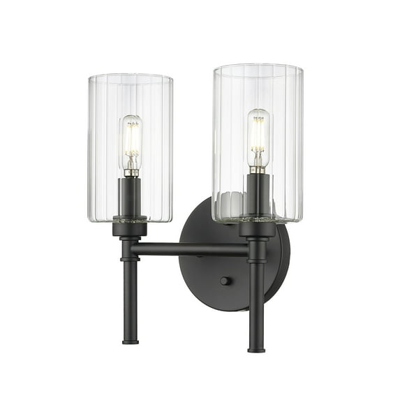 Millennium Lighting 9922-MB Chastine 2 Light 11" Wide Vanity Light - Black