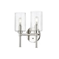 thumbnail image 1 of Millennium Lighting 9922-PN Chastine 2 Light 11" Wide Vanity Light - Nickel, 1 of 7
