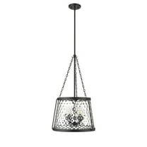 Millennium Lighting Adabella 3/5 Light Pendant Fixture 29.875 Inch - Matte Black