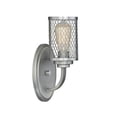 thumbnail image 1 of 3271-BPW-Millennium Lighting-Akron-1 Light 100 Watt Wall Light 5 inches Wide and 13 inches Tall-Brushed Pewter Finish, 1 of 2