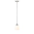 thumbnail image 1 of Millennium Lighting  Alberta 1 Light Mini-Pendant Brushed Nickel Nickel, 1 of 5