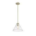 thumbnail image 1 of Millennium Lighting  Aliza 1 Light Pendant with Clear Glass Shades Modern Gold, 1 of 5