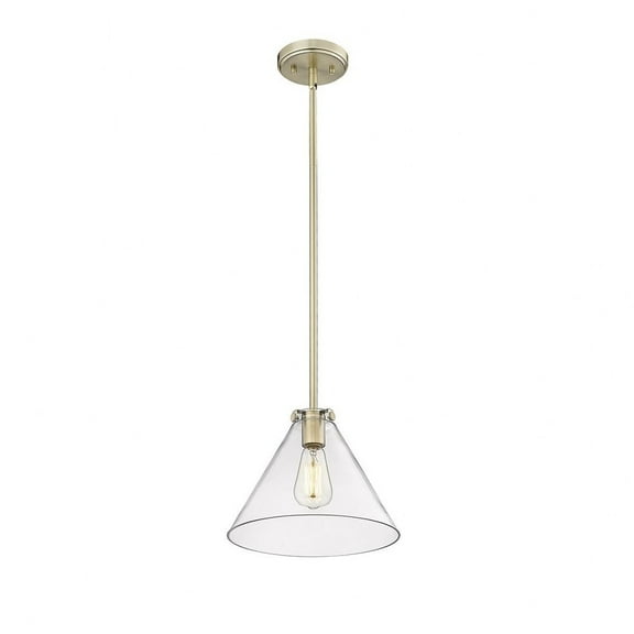 Millennium Lighting  Aliza 1 Light Pendant with Clear Glass Shades Modern Gold