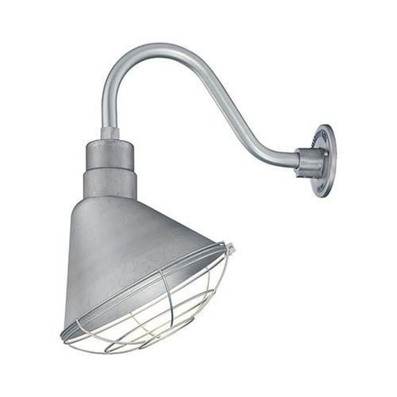 RAS12-GA-Millennium Lighting-R Series - 12 Inch Angle Shade Galvanized Finish