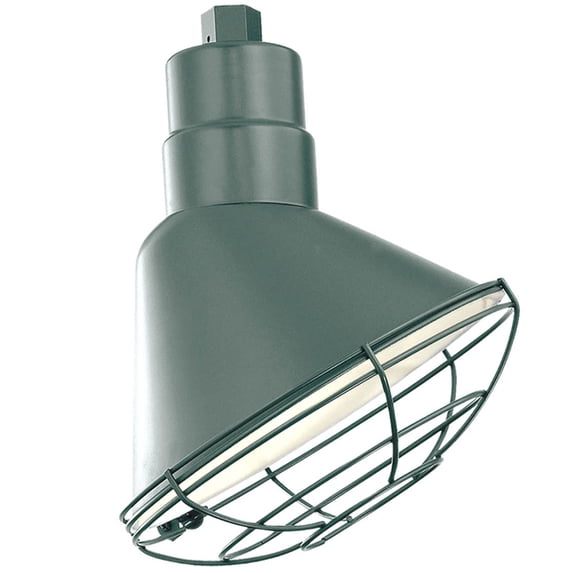 Millennium Lighting RAS10-SG Rlm 1 Light 10" Wide Outdoor Angle Cone Shade - Green