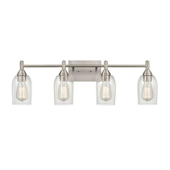 Millennium Lighting  Arlett 4 Light Vanity Fixture in Multiple Finishes Brushed Nickel Nickel Brushed