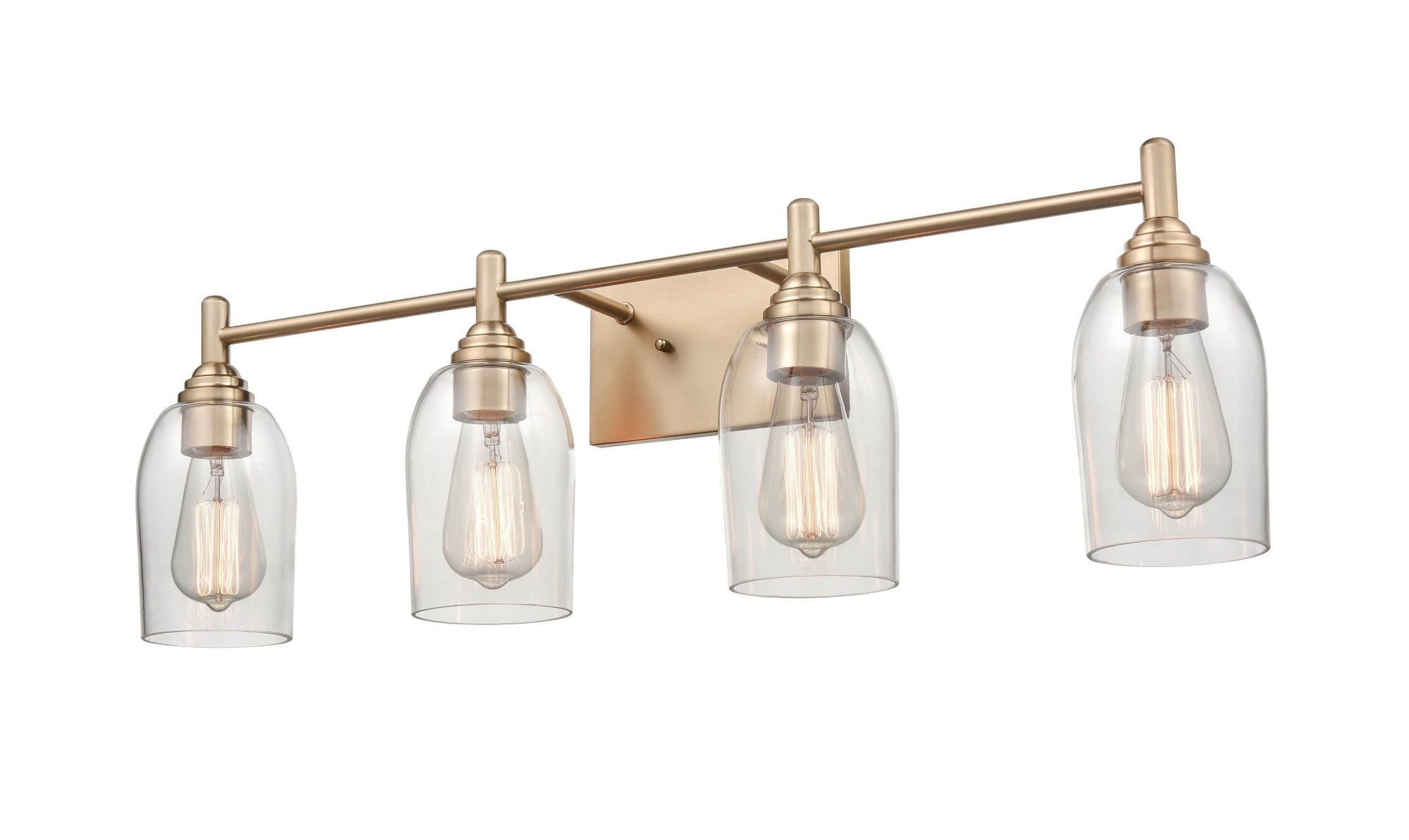 Millennium Lighting  Arlett 4 Light Vanity Fixture in Multiple Finishes Modern Gold Gold Painted