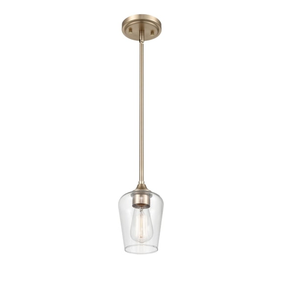 9731-MG Millennium Lighting Ashford - 1 Light Mini-Pendant-38 Inch Tall and 5.25 Inch Wide-Modern Gold Finish