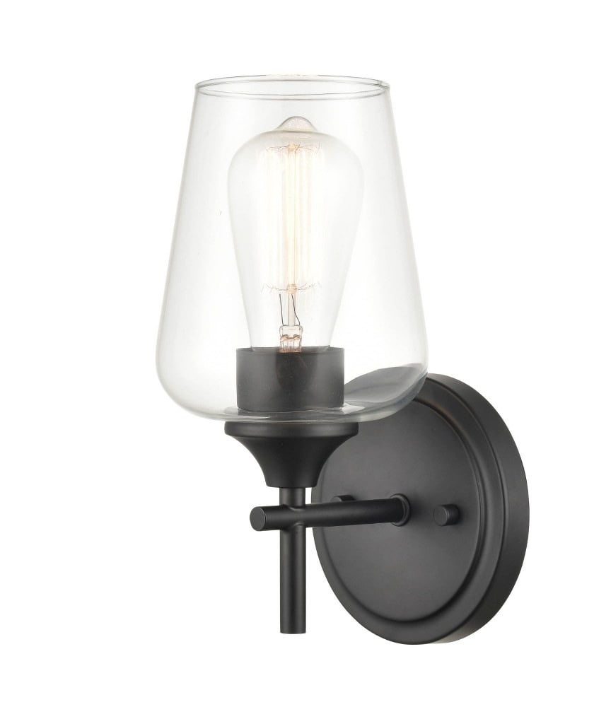 Ashford Bronze and Black 10" Outdoor Wall Sconce