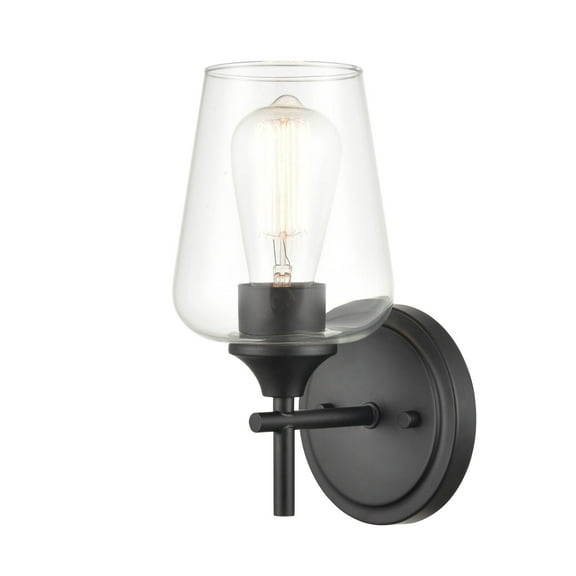 9701-MB-Millennium Lighting-Ashford - 1 Light Wall Sconce-10 Inch Tall and 5 Inch Wide-Matte Black Finish
