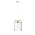 thumbnail image 1 of Millennium Lighting  Ashli 1 Light Pendant with Clear Honeycomb Glass Shades Modern Gold, 1 of 5