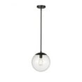 thumbnail image 1 of Millennium Lighting  Avell 1 Light Pendant with Clear Glass Shades Matte Black, 1 of 5