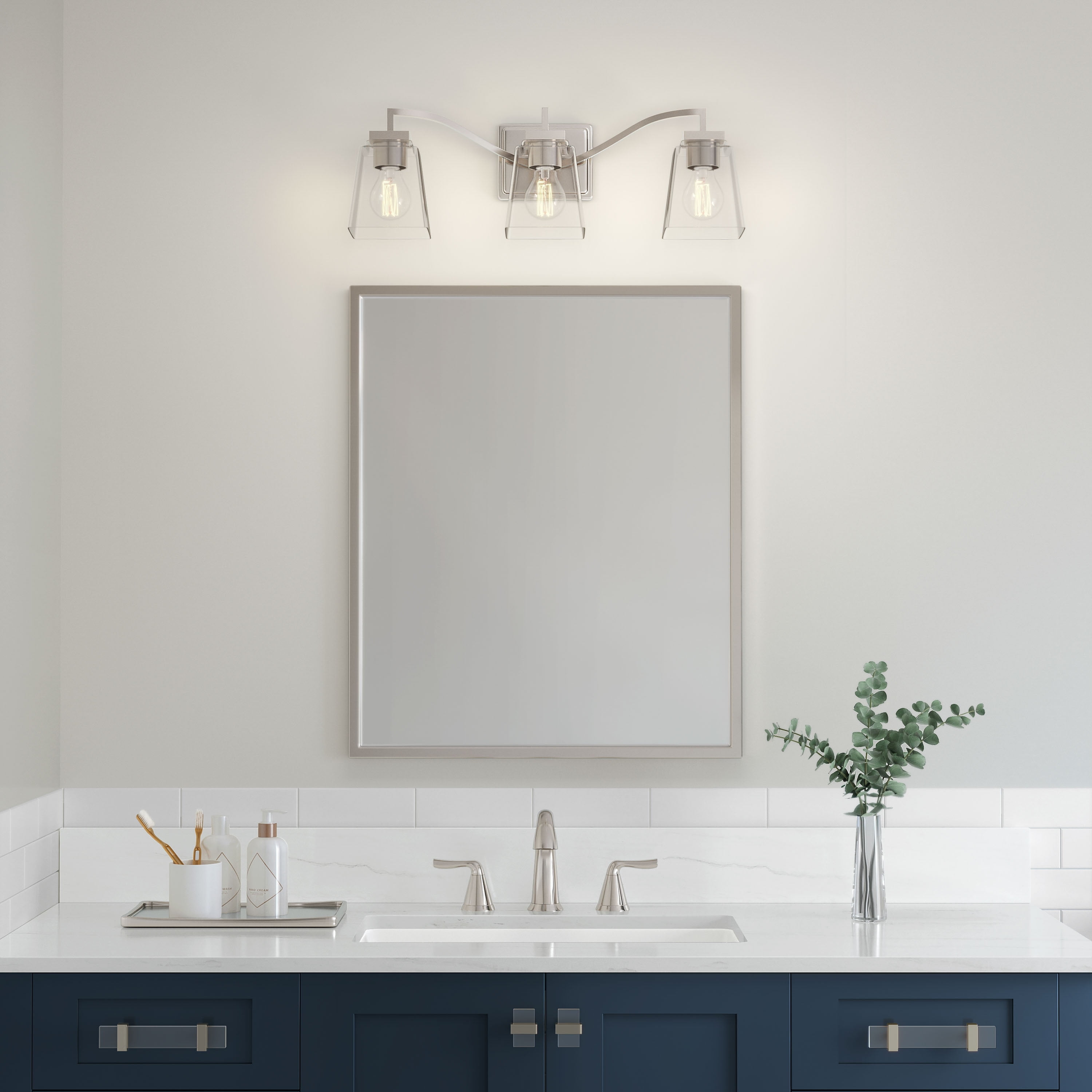 Millennium Lighting  Avenna 2/3 Light Vanity Fixture 3 Light - Polished Nickel