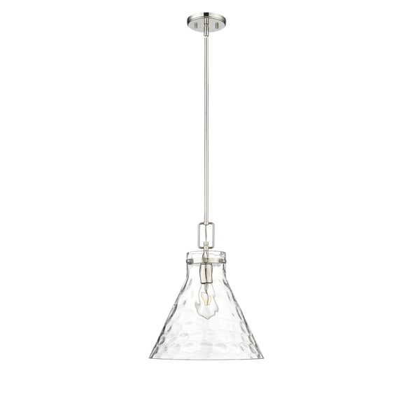 Millennium Lighting Barlon 1 Light Pendant Fixture 12.8 Inch - Polished Nickel
