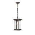 thumbnail image 1 of Millennium Lighting  Bowton 1 Light Outdoor Pendant with Clear Glass Shades Powder Coat Bronze, 1 of 4