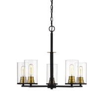 3485-MB/HBZ Millennium Lighting Pasadena - 5 Light Chandelier-30 Inch Tall and 26 Inch Wide