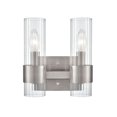 thumbnail image 1 of Caberton 2 - Light Brushed Nickel/Silver Wall Sconce, 1 of 3