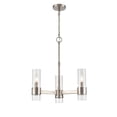 thumbnail image 1 of 9973-BN-Millennium Lighting-Caberton - 3 Light Chandelier-22 Inches Tall and 20 Inches Wide     -Traditional Installation, 1 of 2