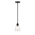 thumbnail image 1 of 2121-MB Millennium Lighting Caily - 1 Light Pendant-46.25 Inch Tall and 5.75 Inch Wide-Matte Black Finish, 1 of 4