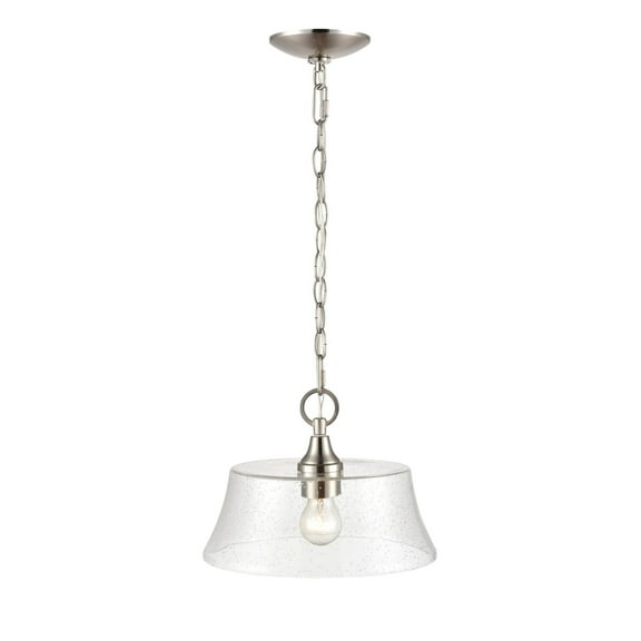2111-BN Millennium Lighting Caily - 1 Light Pendant-8.4 Inch Tall and 11.5 Inch Wide-Brushed Nickel Finish    -Traditional Installation