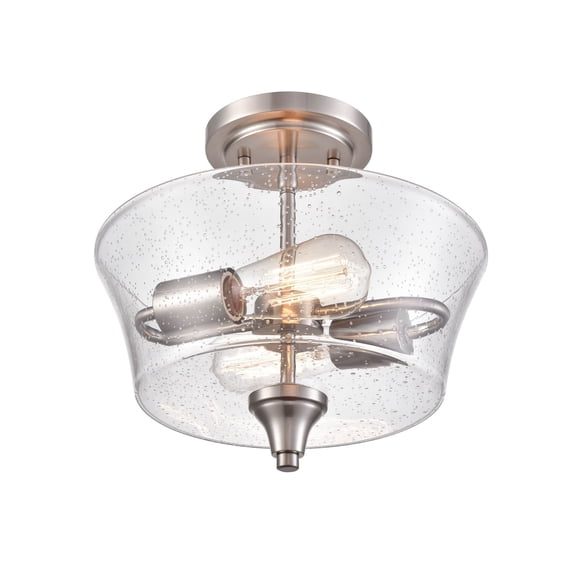 Caily 2 - Light Brushed Nickel/Silver Flush Mount Light