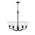 thumbnail image 1 of 2115-MB Millennium Lighting Caily - 5 Light Chandelier-24 Inch Tall and 26 Inch Wide-Matte Black Finish    -Traditional Installation, 1 of 4