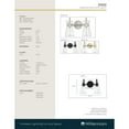 thumbnail image 1 of Millennium Lighting  Camellia 2/3/4 Light Vanity Fixture 2 Light - Brushed Nickel, 1 of 5