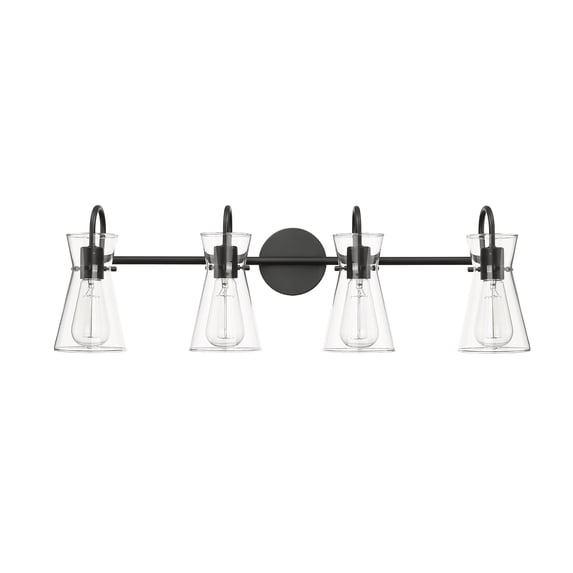 Millennium Lighting Camellia 2/3/4 Light Vanity Fixture 4 Light - Matte Black