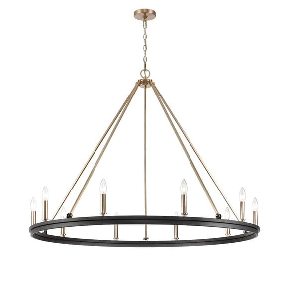 9510-MB/MG-Millennium Lighting-Carruth - 10 Light Chandelier-35 Inch Tall and 45 Inch Wide -Traditional Installation
