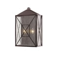 thumbnail image 1 of Millennium Lighting 18" 2-light Metal Outdoor Wall Bracket in Powder Coat Bronze, 1 of 3