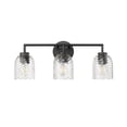 thumbnail image 1 of Millennium Lighting  Catania 3 Light Vanity Fixture 3 Light - Matte Black, 1 of 5