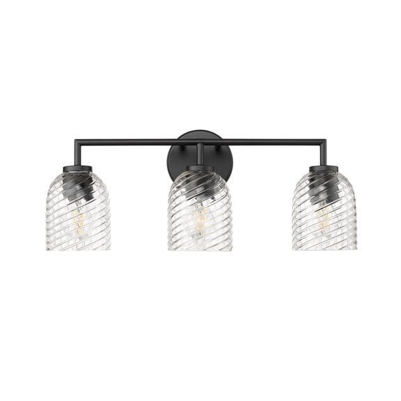 Millennium Lighting Catania 3 Light Vanity Fixture 3 Light - Matte Black