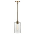 thumbnail image 1 of Millennium Lighting  Chastine 1 Light Pendant Fixture Modern Gold Matte Gold, 1 of 5