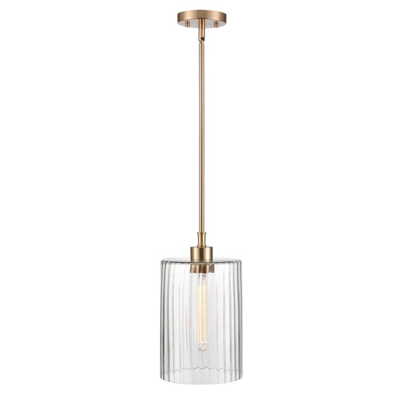 Millennium Lighting Chastine 1 Light Pendant Fixture Modern Gold Matte Gold