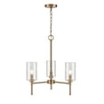 thumbnail image 1 of Millennium Lighting  Chastine Chandelier Light Fixture Modern Gold 3 3 Lights Matte Gold, 1 of 5