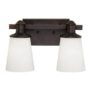 Millennium Lighting Cimmaron 2 Light Vanity Fixture in Rubbed Bronze