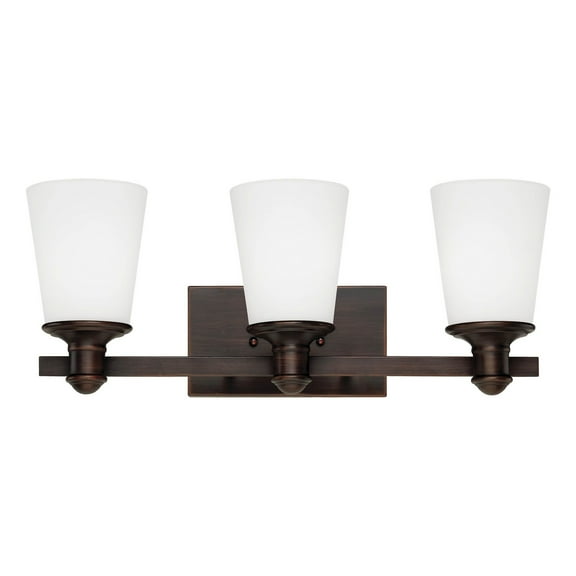 2163-RBZ-Millennium Lighting-Cimmaron - 3 Light Bath Vanity-8 Inch Tall and 20 Inch Wide-Rubbed Bronze Finish