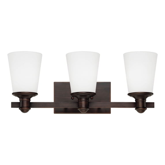 2163-RBZ Millennium Lighting Cimmaron - 3 Light Bath Vanity-8 Inch Tall and 20 Inch Wide-Rubbed Bronze Finish