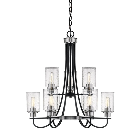 Millennium Lighting 3509 Clifton 9 Light 29" Wide Chandelier - Black