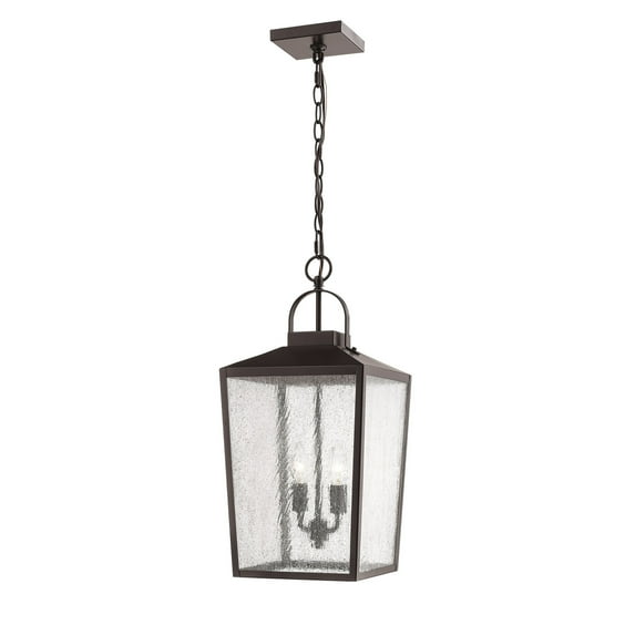 Millennium Lighting Devens 2 Light 20" Outdoor Hanging Lantern Powder Coat Bronze Bronze