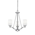 thumbnail image 1 of 3153-SN Millennium Lighting Durham - 3 Light Chandelier-23 Inches Tall and 20.5 Inches Wide-Satin Nickel Finish    -Traditional Installation, 1 of 2