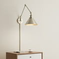 thumbnail image 1 of Millennium Lighting  Edward 1 Light Swing Arm Sconce Modern Gold, 1 of 5