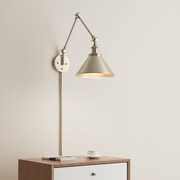 Millennium Lighting Edward 1 Light Swing Arm Sconce Modern Gold