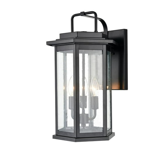 Millennium Lighting 2685 Ellis 3 Light 18  Tall Outdoor Wall Sconce - Black