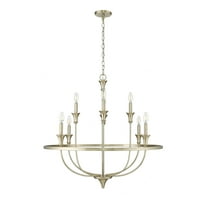 28108-MG Millennium Lighting Emery - 8 Light Chandelier-34 Inch Tall and 33.5 Inch Wide-Modern Gold Finish