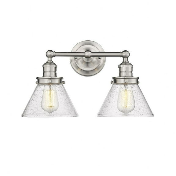 Eyden 2 - Light Brushed Nickel / Silver Wall Sconce